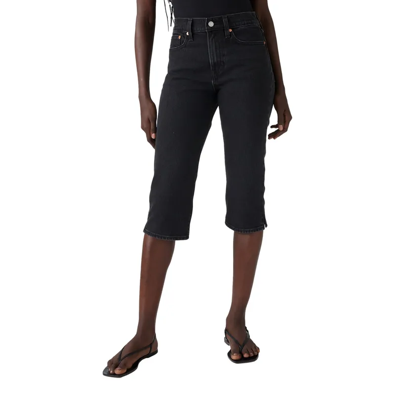 LEVIS - Jeans Mujer Wedgie Capri Negro Levis