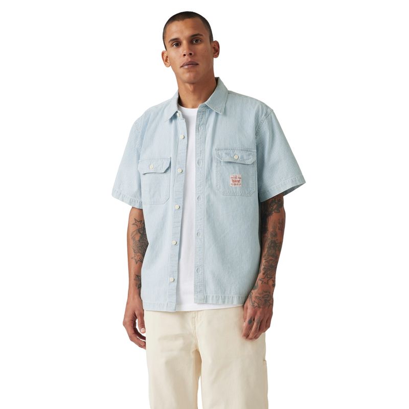 LEVIS - Camisa Hombre Dalton Worker Celeste Levis