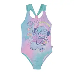 DISNEY - Traje de Baño Niña Entero UV50 Stitch - Verde