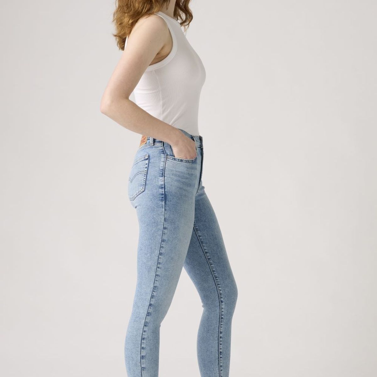 LEVIS - Jeans Mujer 720 Hirise Super Skinny Celeste Levis