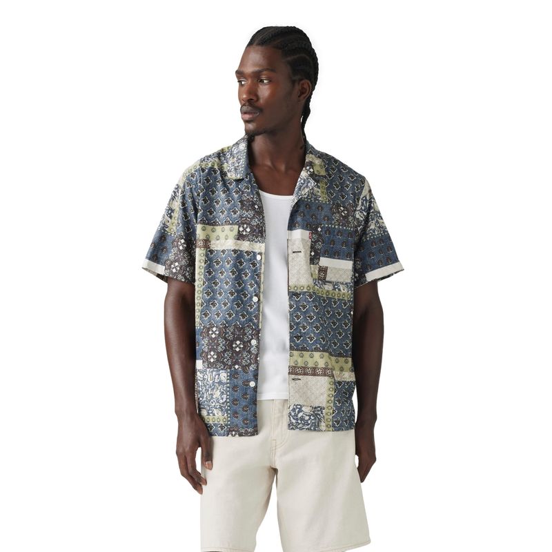 LEVIS - Camisa Hombre The Sunset Camp Shirt Azul Levis
