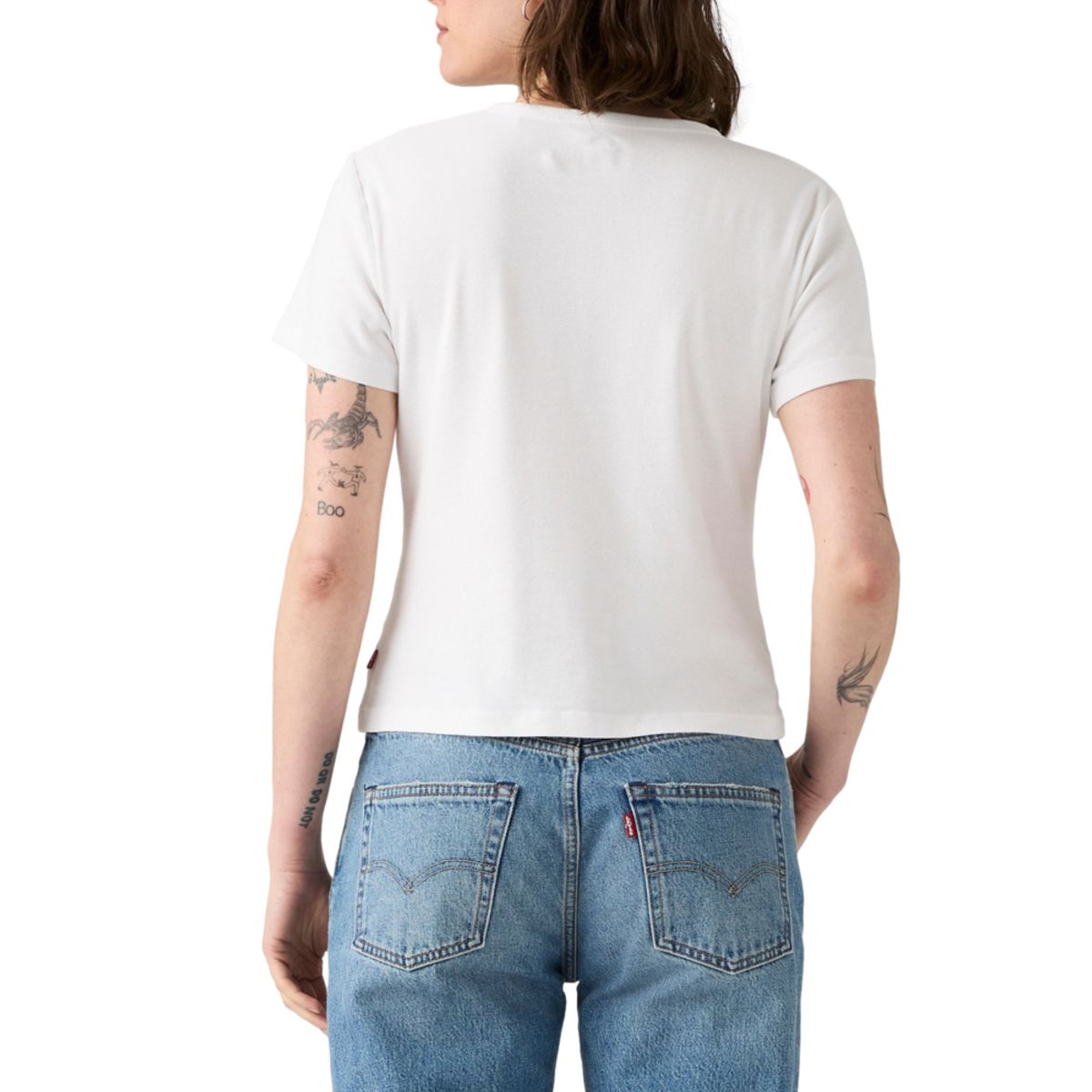 LEVIS - Polera Mujer Graphic Rickie Tee Blanco Levis