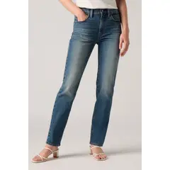 LEVIS - Jeans Mujer 724 High Rise Straight Azul