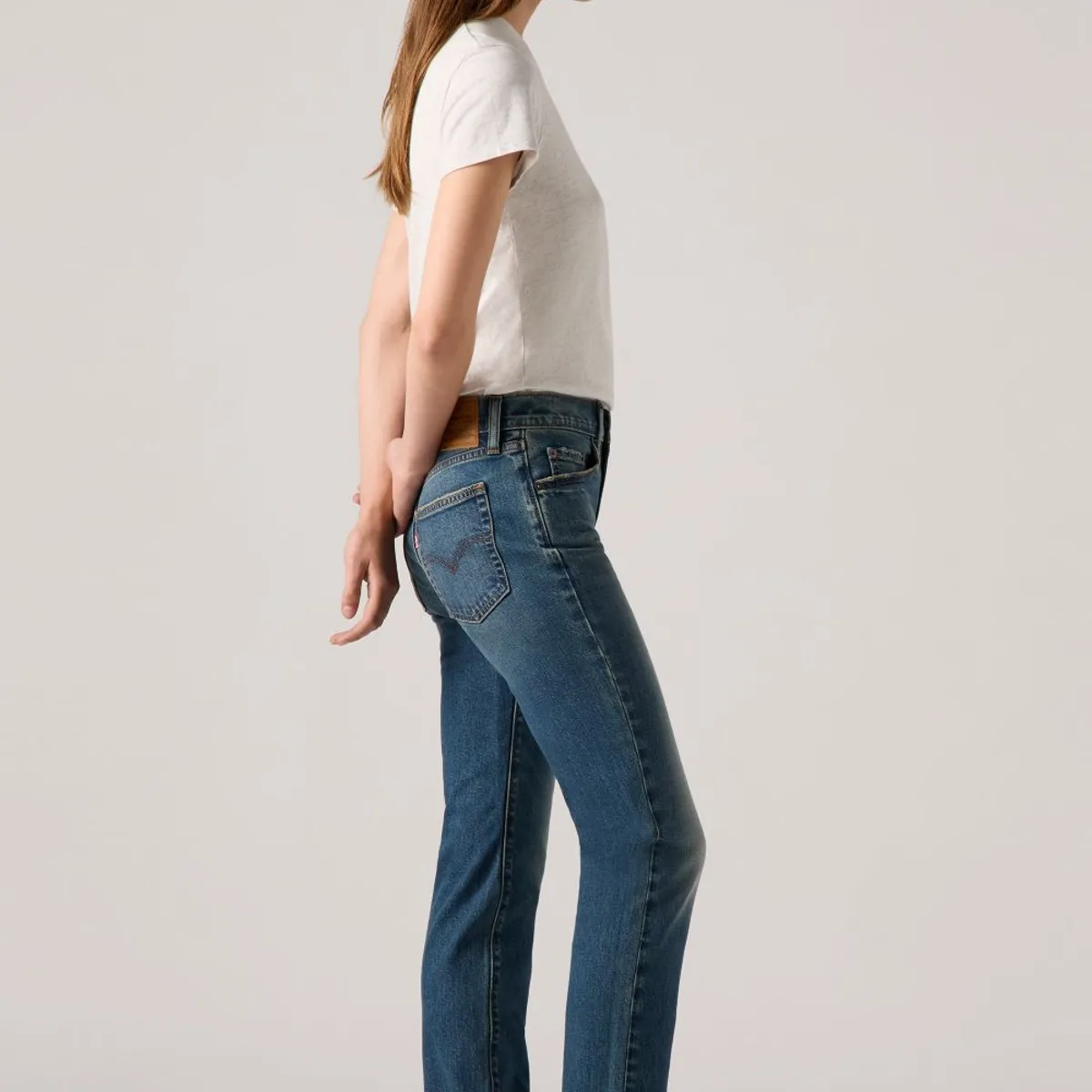LEVIS - Jeans Mujer 724 High Rise Straight Azul Levis