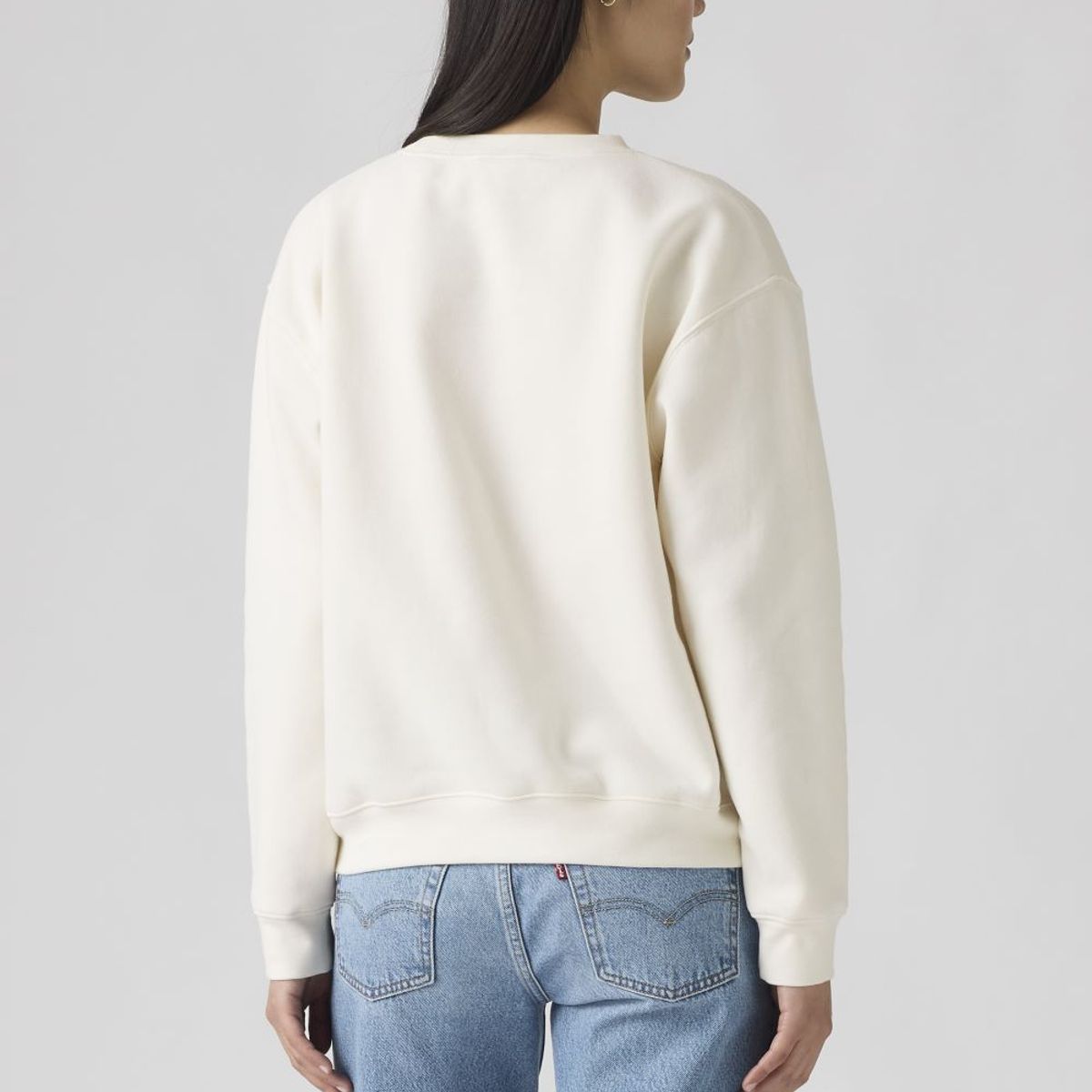LEVIS - Polerón Mujer Everyday Crew Blanco Levis