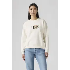 LEVIS - Polerón Mujer Everyday Crew Blanco