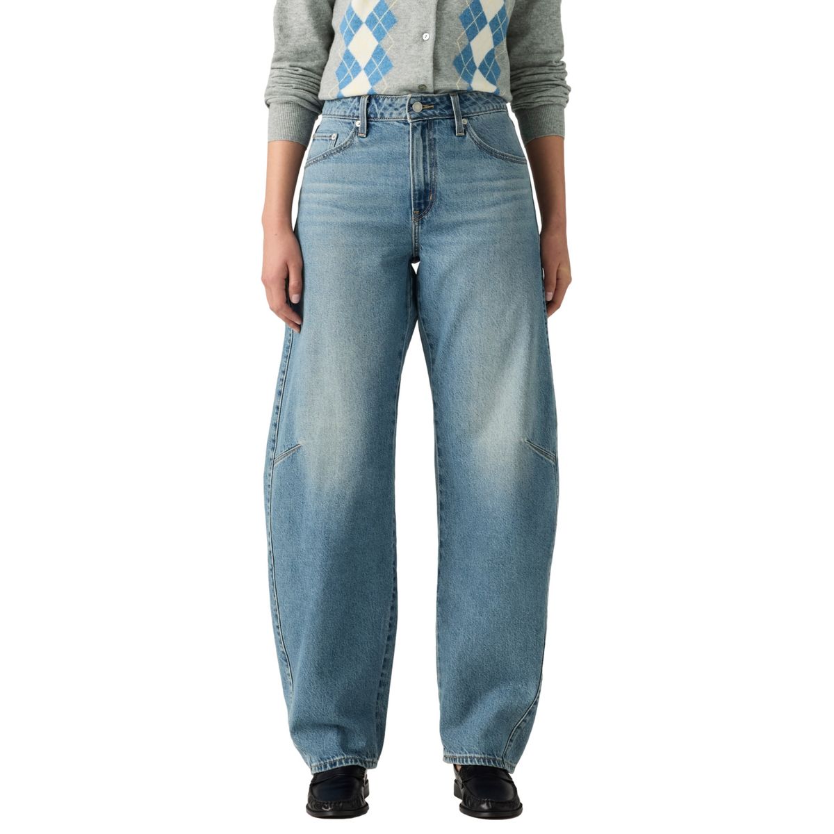 LEVIS - Jeans Mujer Baggy Dad Barrel Celeste Levis