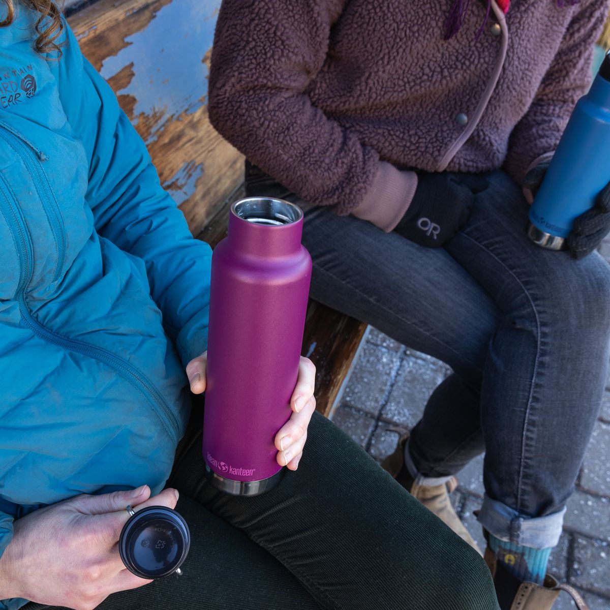 KLEAN KANTEEN - Botella Térmica de 592 ML con Tapa Loop