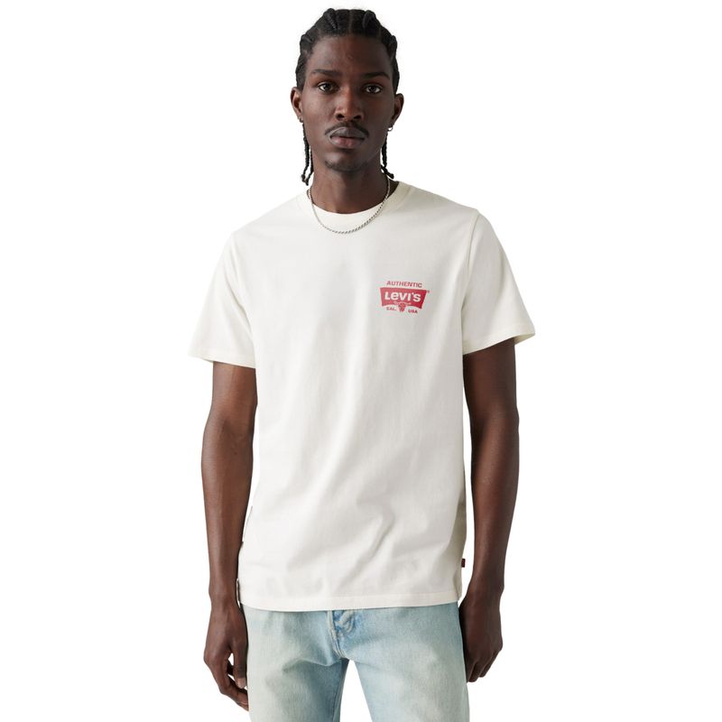 LEVIS - Polera Hombre Graphic Crewneck Tee Beige Levis