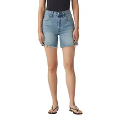 LEVIS - Shorts Mujer 501 Mid Thigh Short Celeste