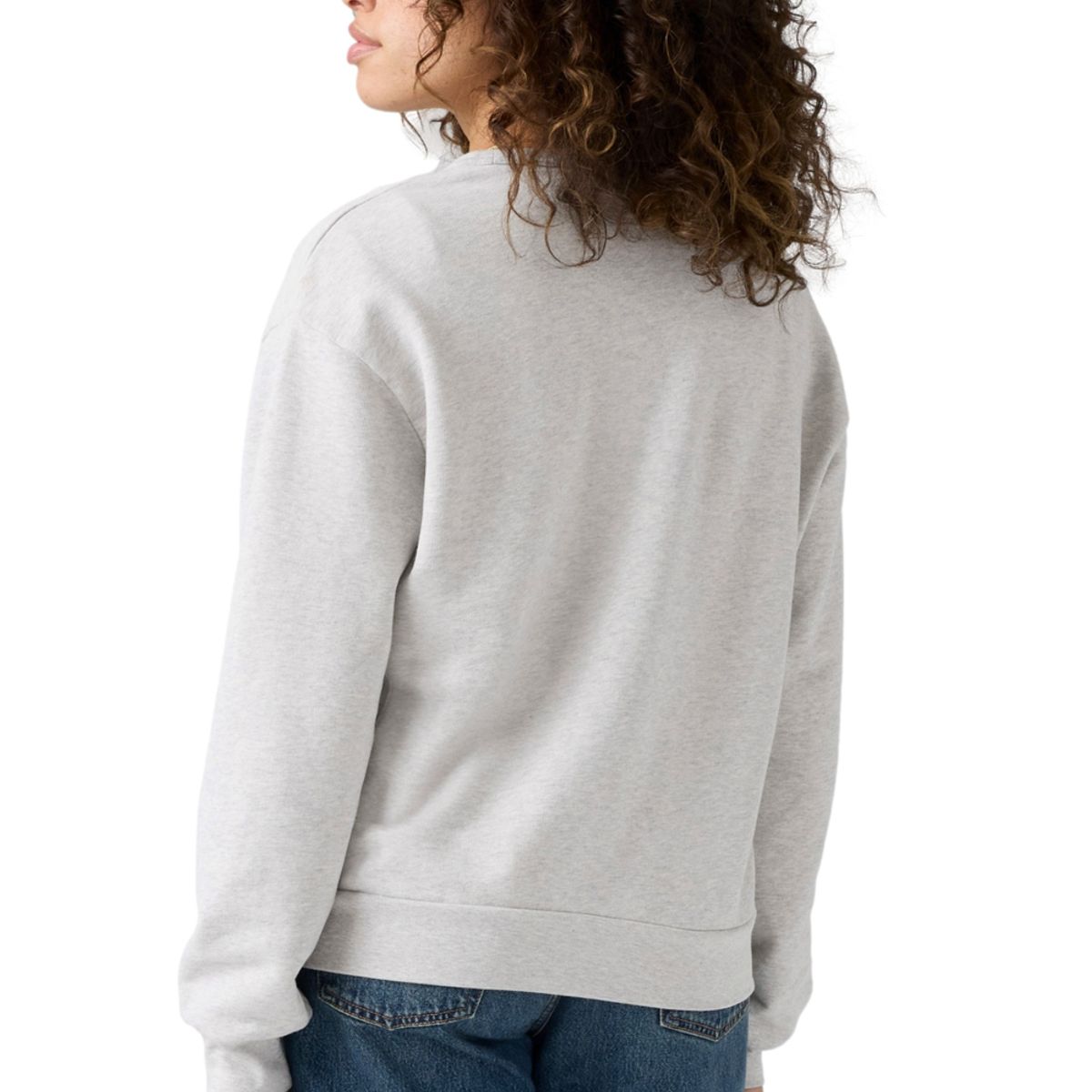 LEVIS - Polerón Mujer Graphic Heritage Crew Gris Levis