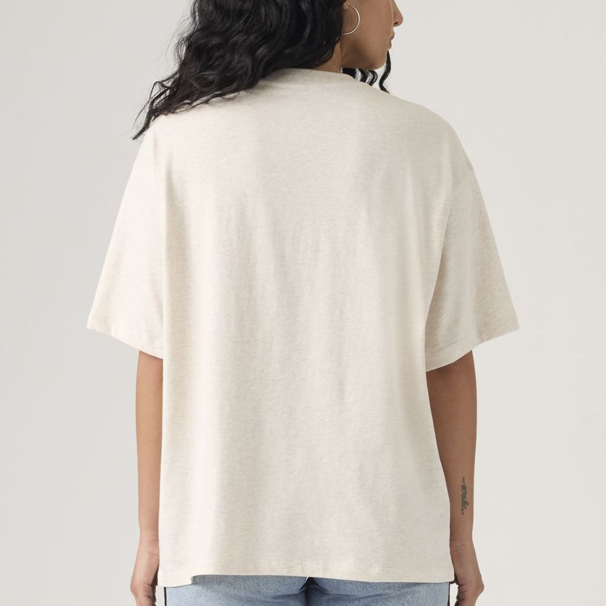 LEVIS - Polera Mujer Graphic Short Stack Tee Beige Levis