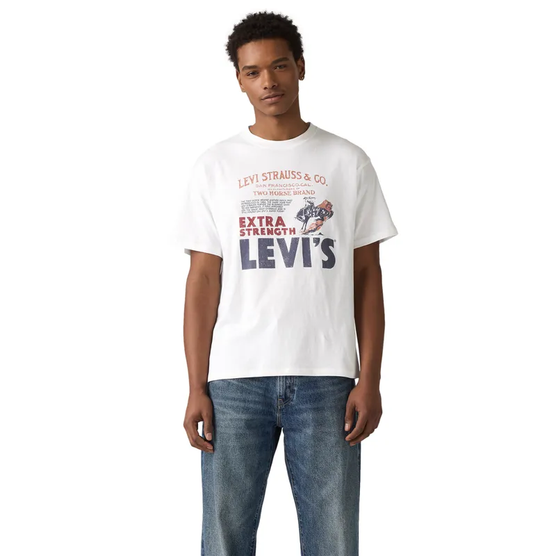LEVIS - Polera Hombre Vintage Fit Graphic Blanco Levis