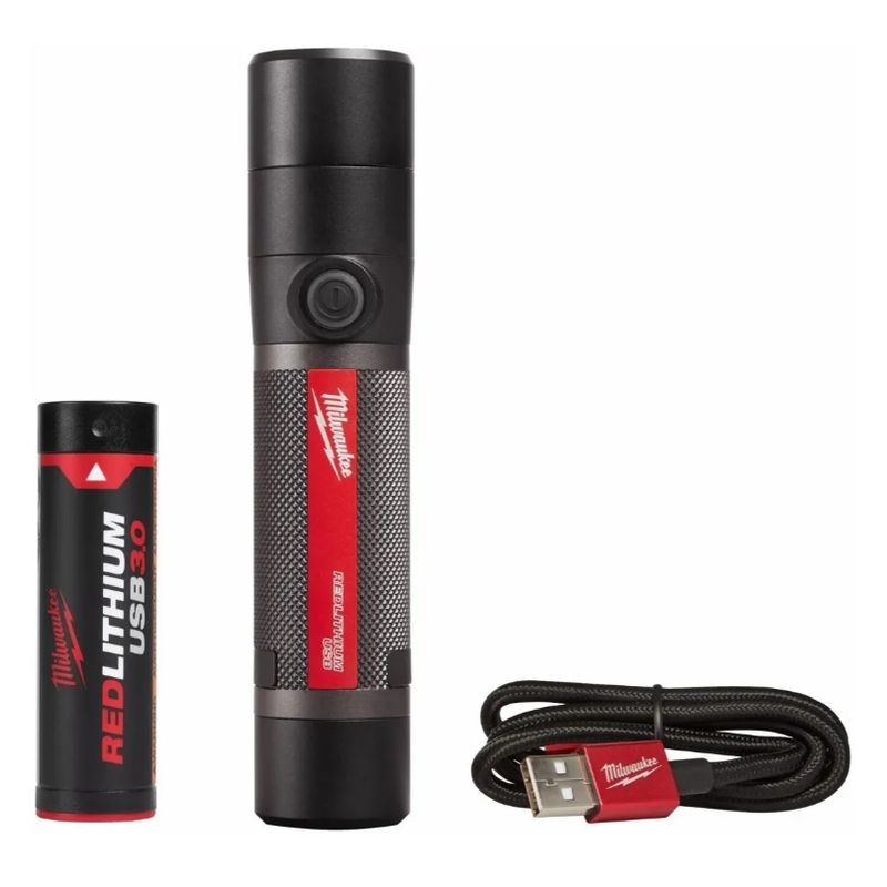 MILWAUKEE - Linterna Compacta Recargable Milwaukee 800 Lúmenes 2160-21