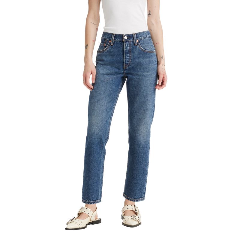 LEVIS - Jeans Mujer 501 Crop Lightweight Azul Levis