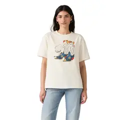 LEVIS - Polera Mujer Tabor Tee Blanco