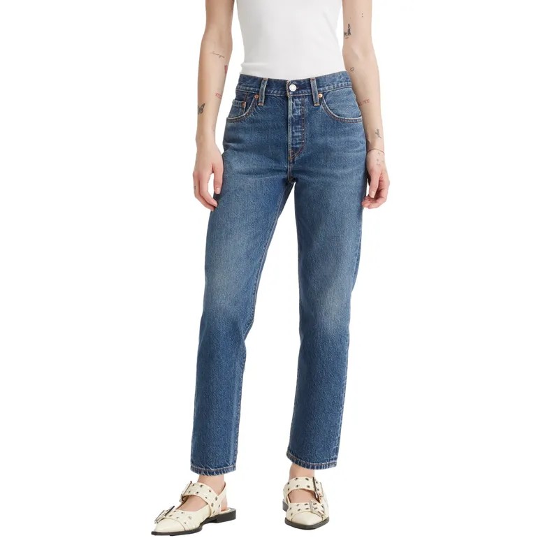 LEVIS - Jeans Mujer 501 Crop Lightweight Azul Levis