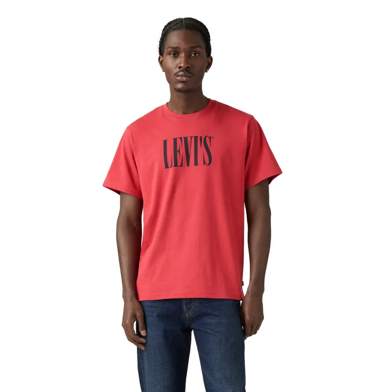 LEVIS - Polera Hombre Relaxed Fit Tee Rojo Levis