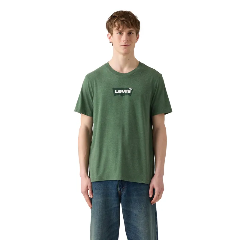 LEVIS - Polera Hombre Graphic Crewneck Tee Verde Levis