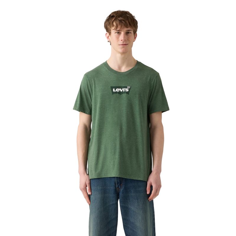 LEVIS - Polera Hombre Graphic Crewneck Tee Verde Levis