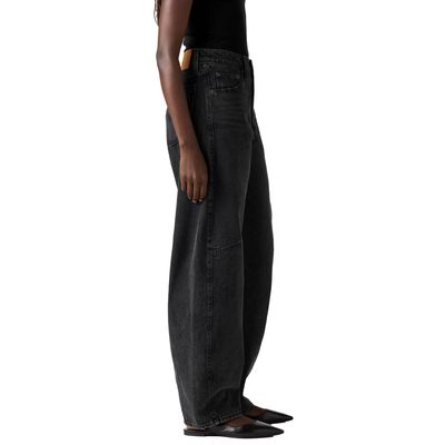 Imagen 2 del producto Jeans Mujer Baggy Dad Barrel Negro
