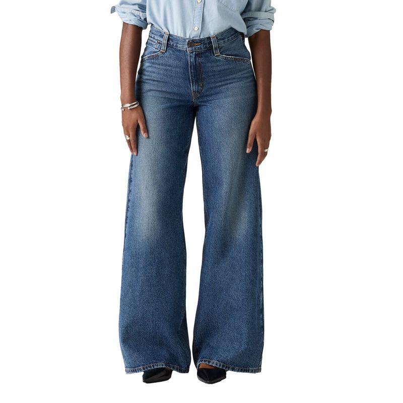 LEVIS - Jeans Mujer 94 Baggy Wide Leg Azul Levis