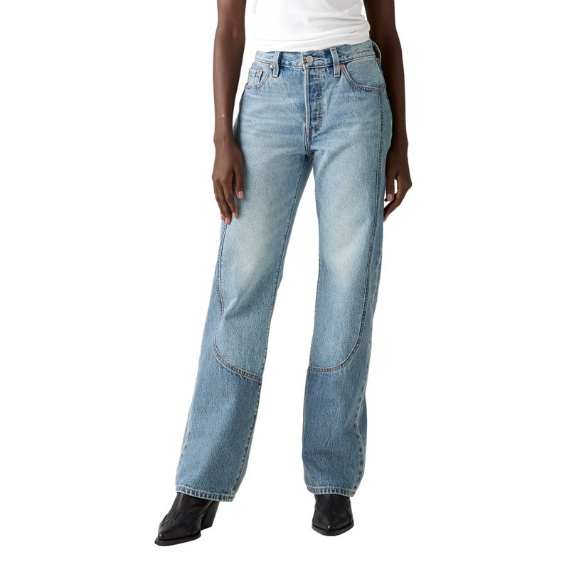 LEVIS - Jeans Mujer 501 '90s Western Chaps Celeste Levis