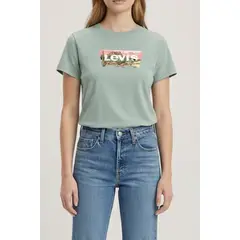 LEVIS - Polera Mujer The Perfect Tee Verde