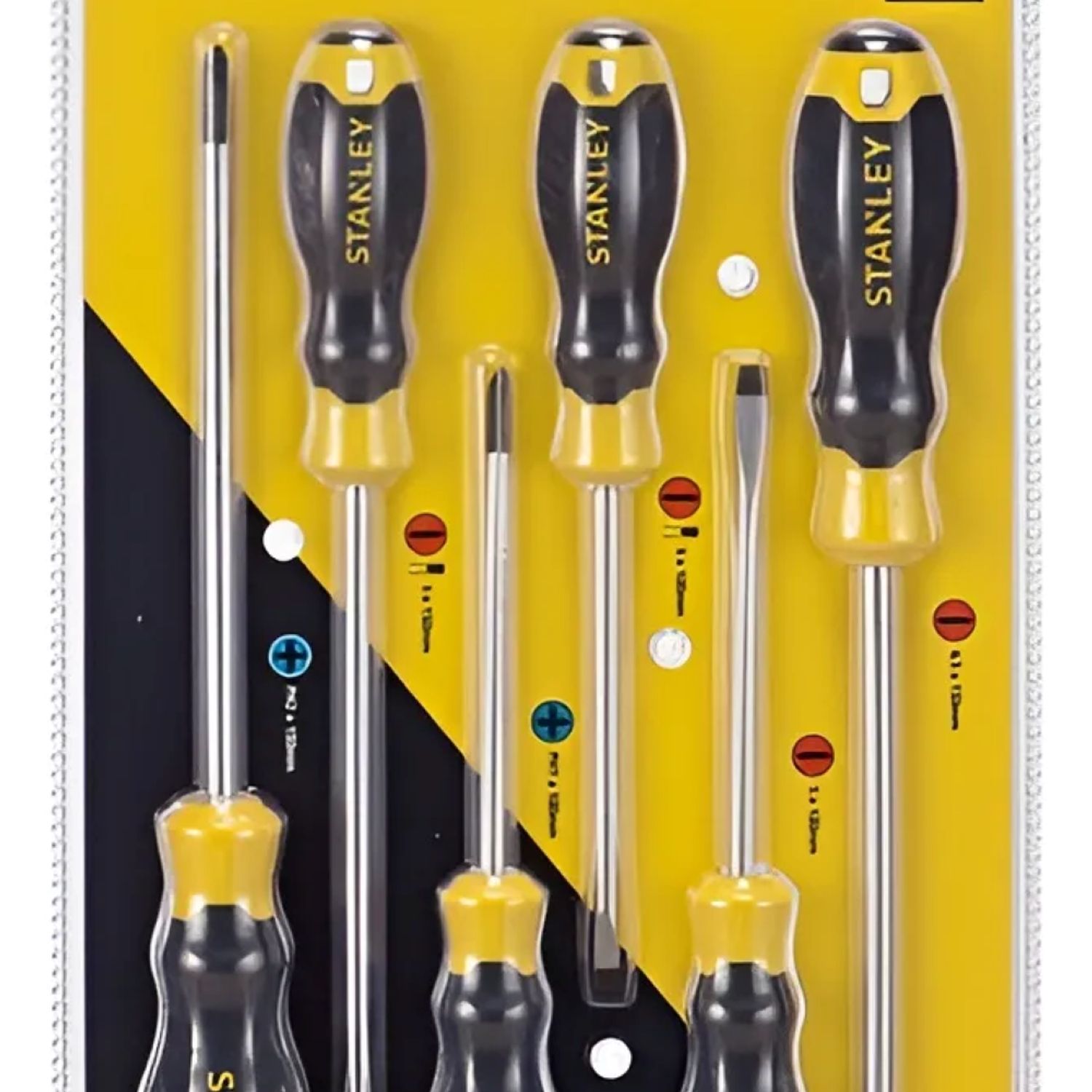 Set Juego 6 Pzs Destornilladores Stanley Stmt66672-840 | Sodimac Chile
