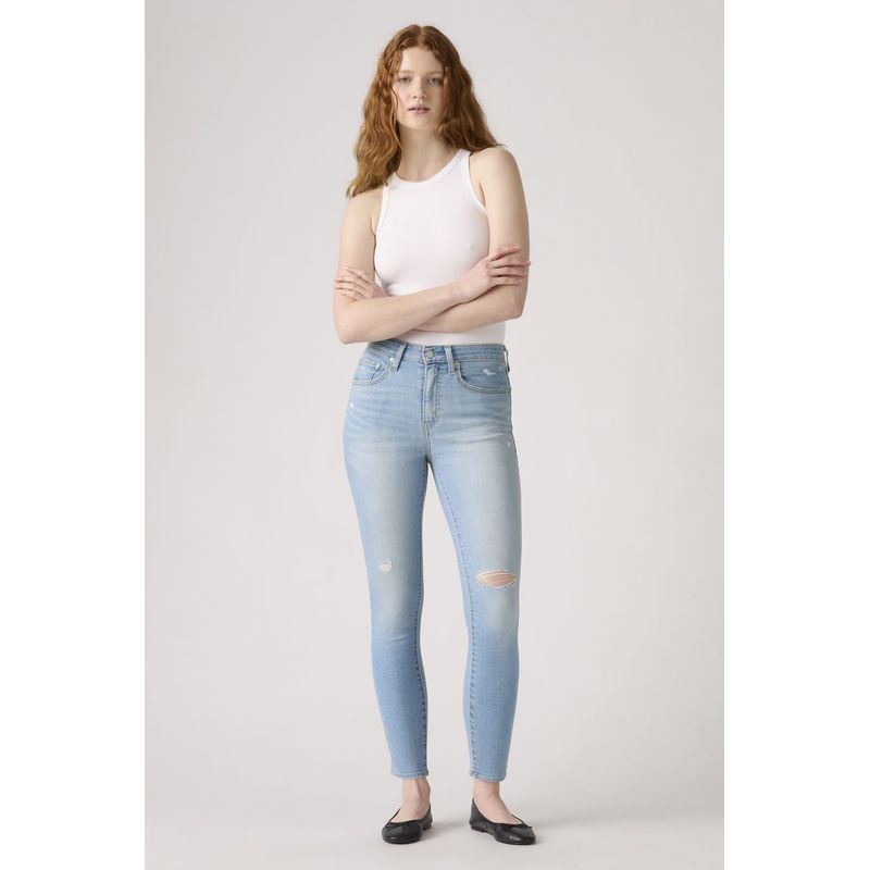 LEVIS - Jeans Mujer 721 High Rise Skinny Celeste Levis