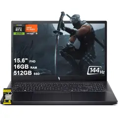 MSI - Notebook Gamer Thin 15.6" FHD 144Hz AMD Ryzen 5 RTX 4060 16GB RAM 512GB SSD