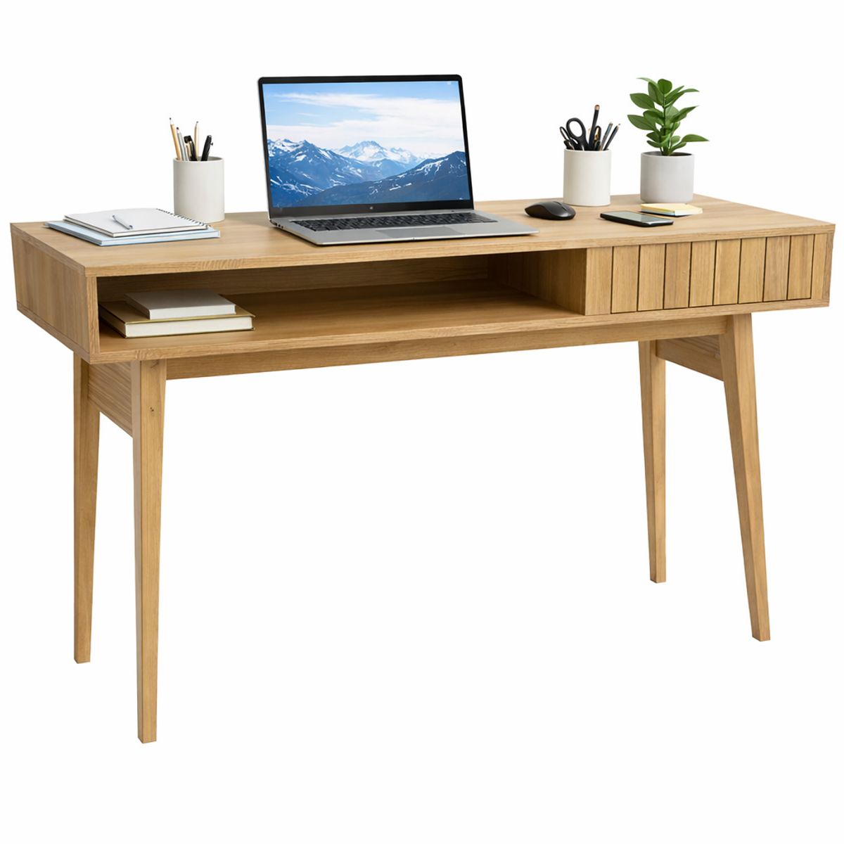 GENERICO - Escritorio 1 cajon Roble Miel Nikko