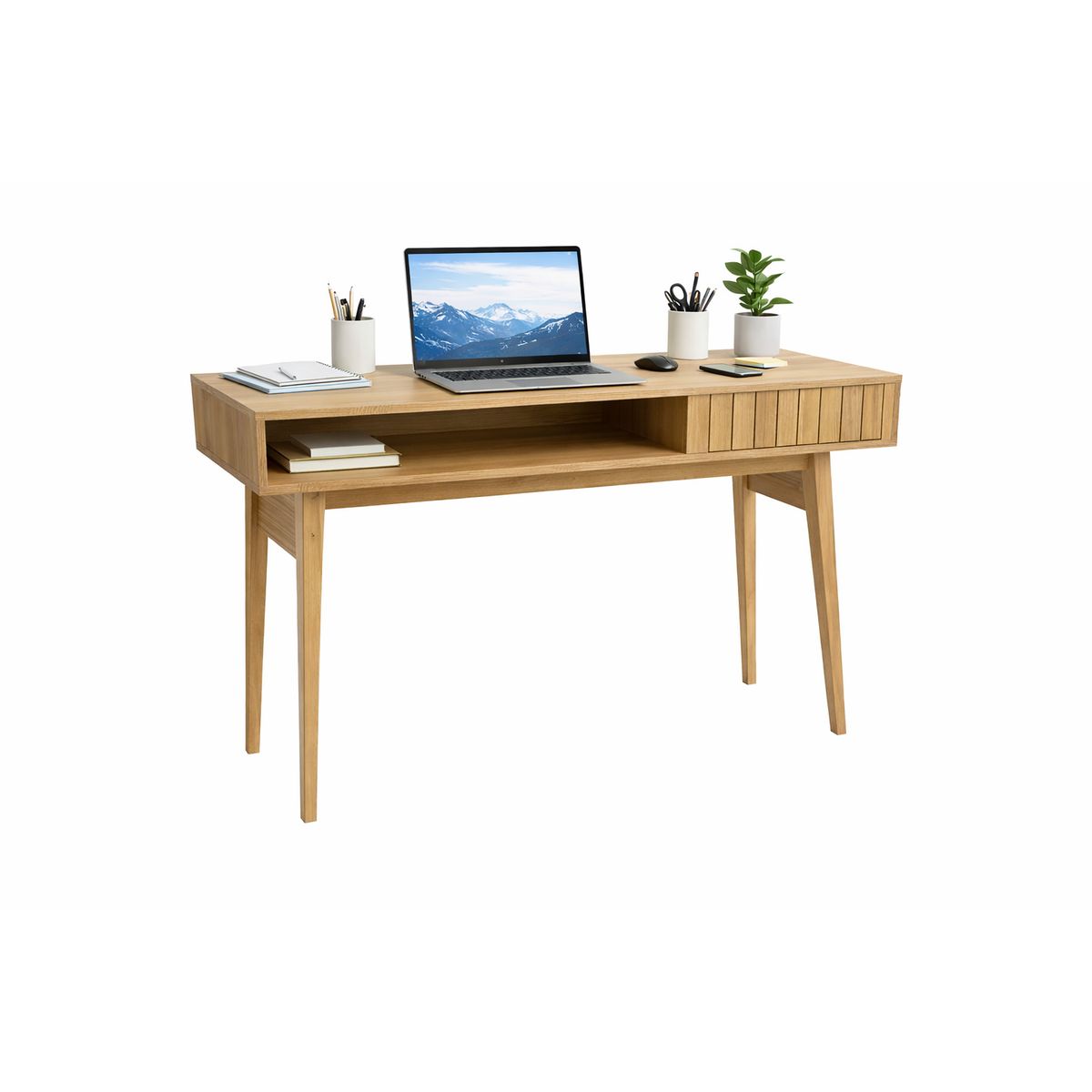 GENERICO - Escritorio 1 cajon Roble Miel Nikko