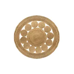 ATMOSPHERA - Alfombra Yute Calada Redonda 120 cm