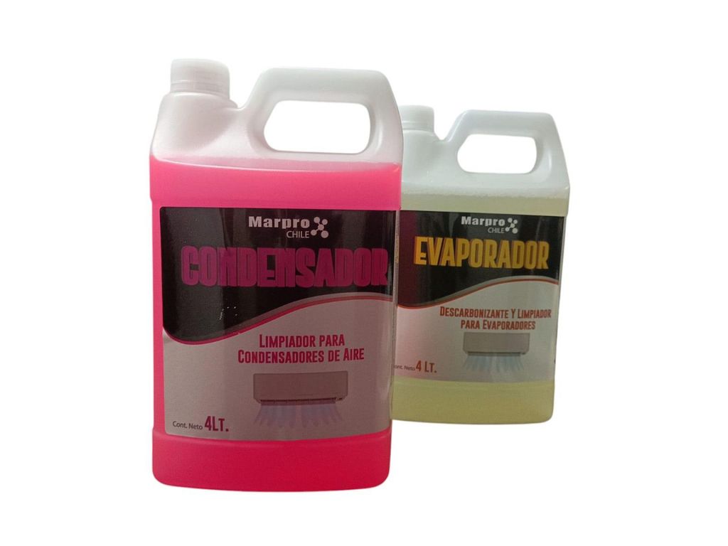 GENERICO KIT Liquidos mantención aires acondicionados CONDENSADOR Y EVAPORADOR