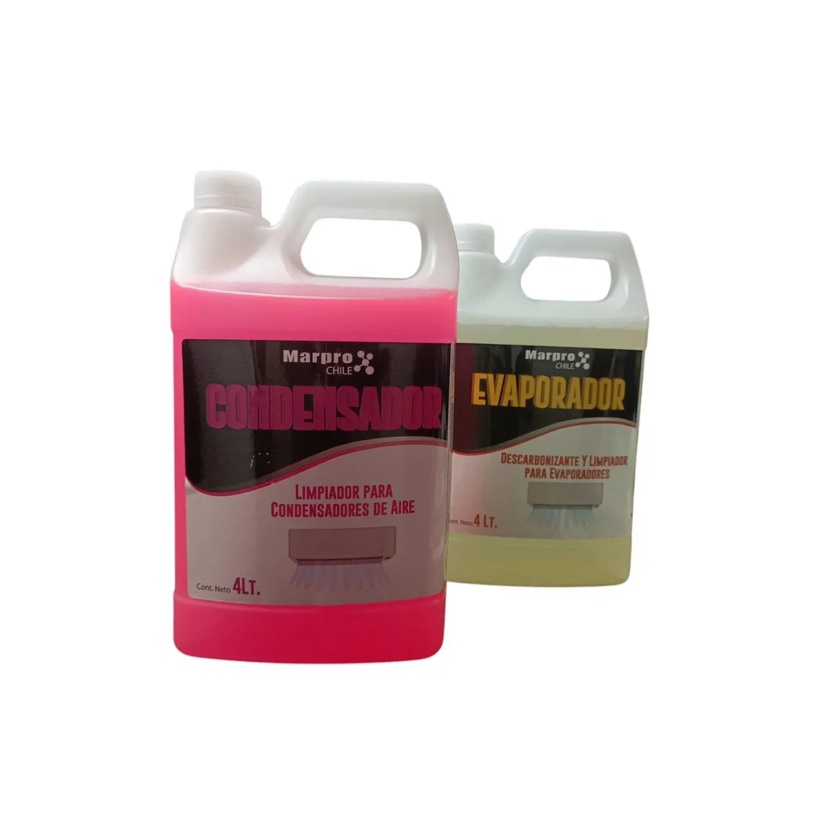 GENERICO - KIT Liquidos mantención aires acondicionados CONDENSADOR Y EVAPORADOR