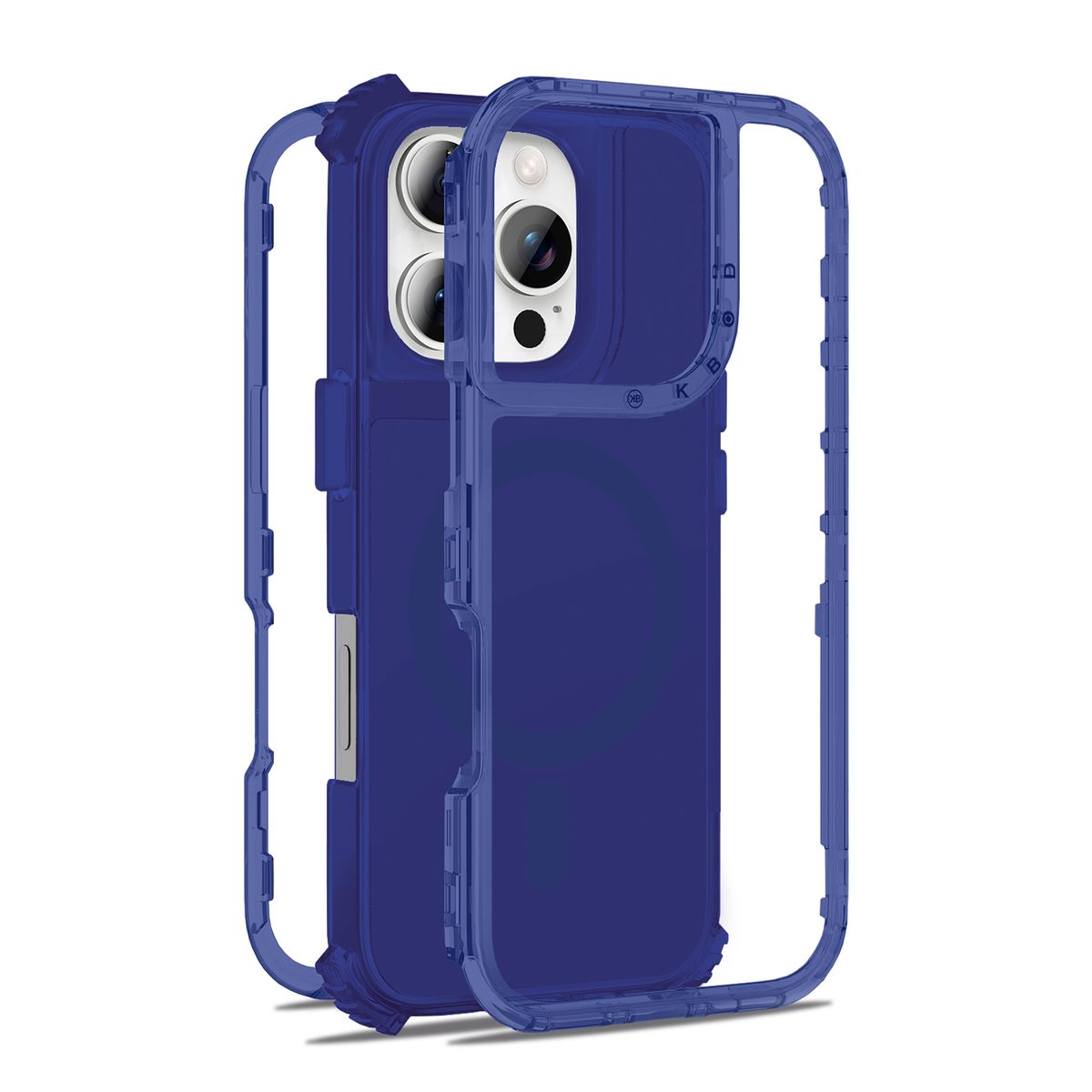KBOD - Carcasa 360 de 3 Piezas Kbod Urban Play Para iPhone 15 Pro Max Azul