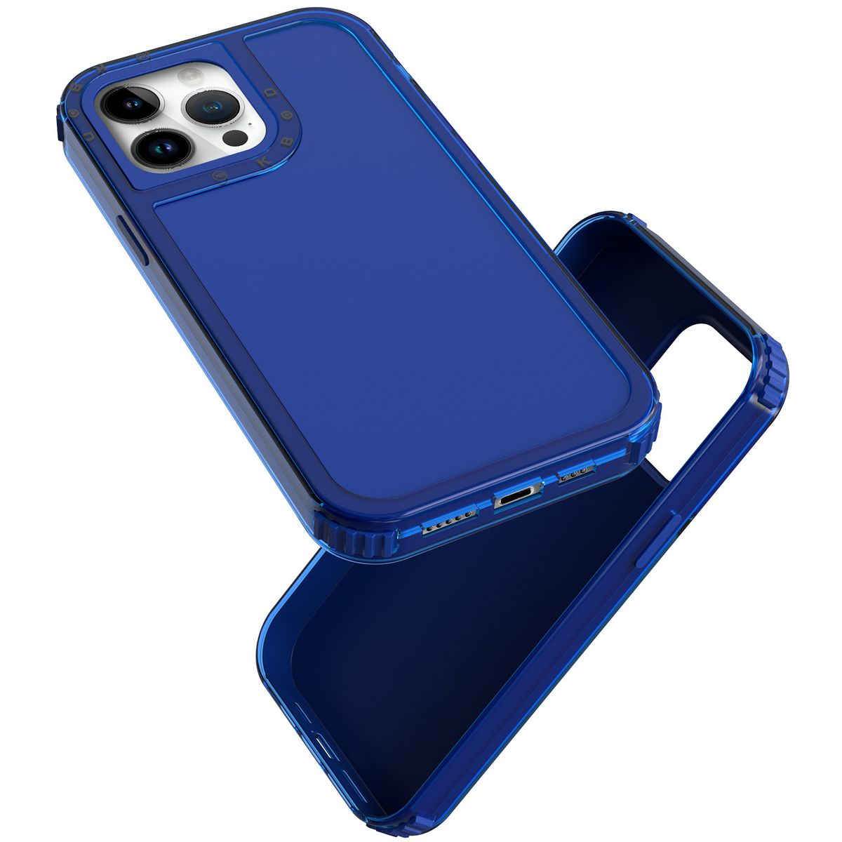 KBOD - Carcasa 360 de 3 Piezas Kbod Urban Play Para iPhone 15 Pro Max Azul