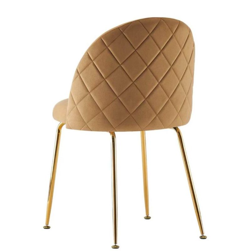 HABITA2 CHILE - Silla de terciopelo elegante living o comedor - Café