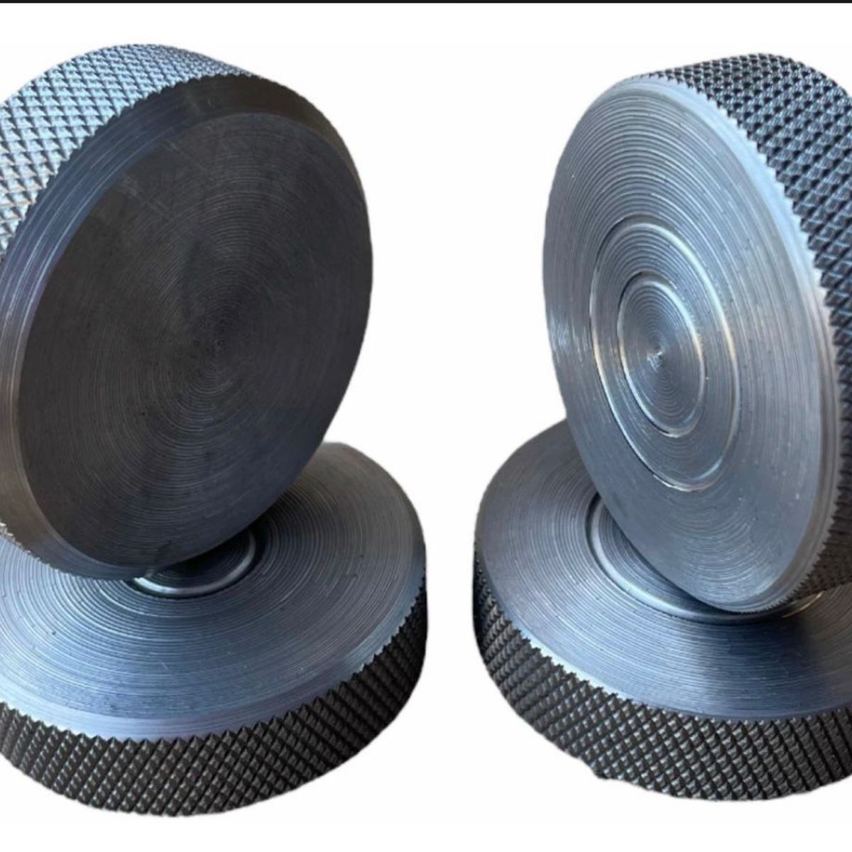 GENERICO - 4 Tejos Para Rayuela Con Agarre 2 Pares 350gr Cu