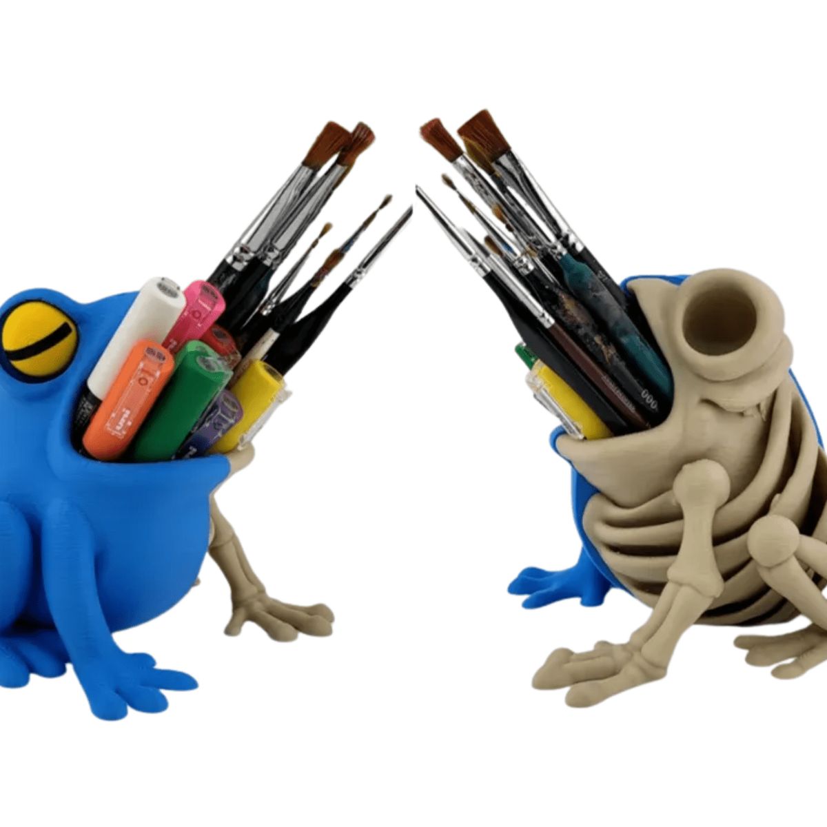 GENERICO - Soporte para bolígrafos - Esqueleto de Rana