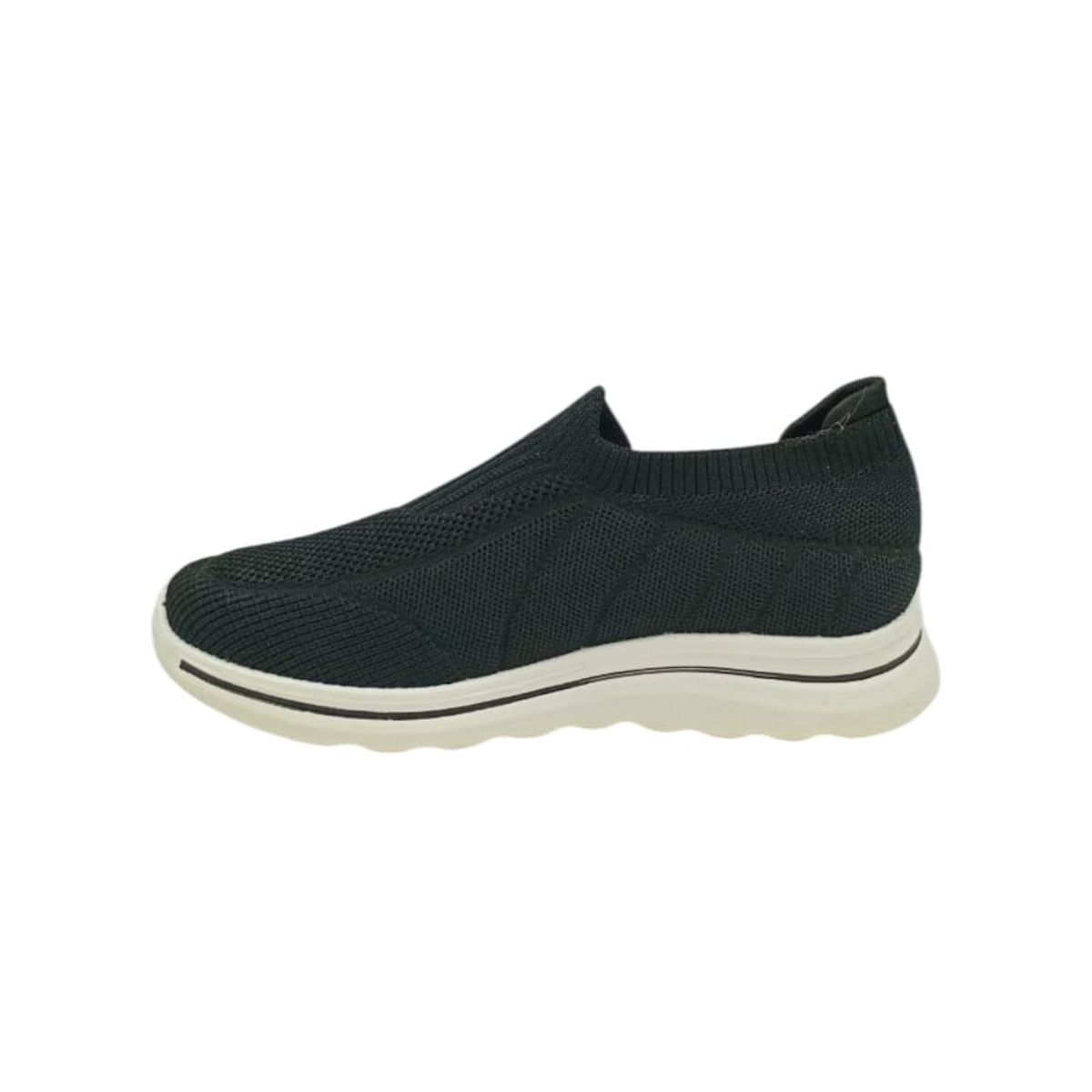 HERIEL - Zapatilla Negra Textil Mujer