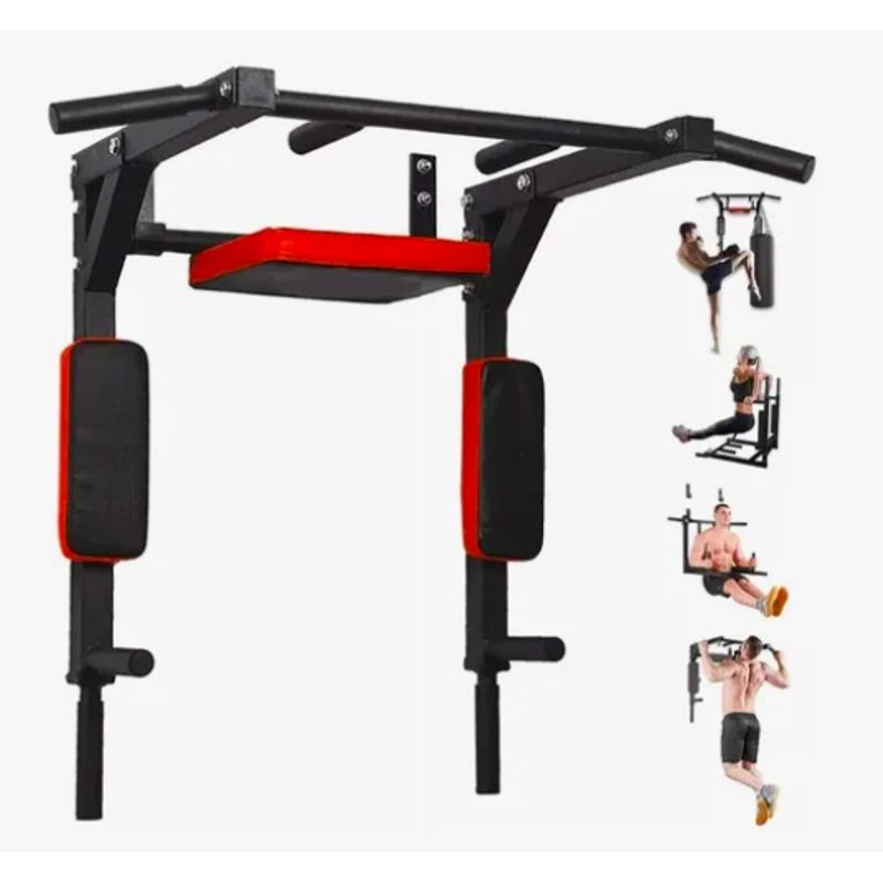 ATLAS - Ejercicios Multifuncional Barra Dominadas Pared Gym 8en1