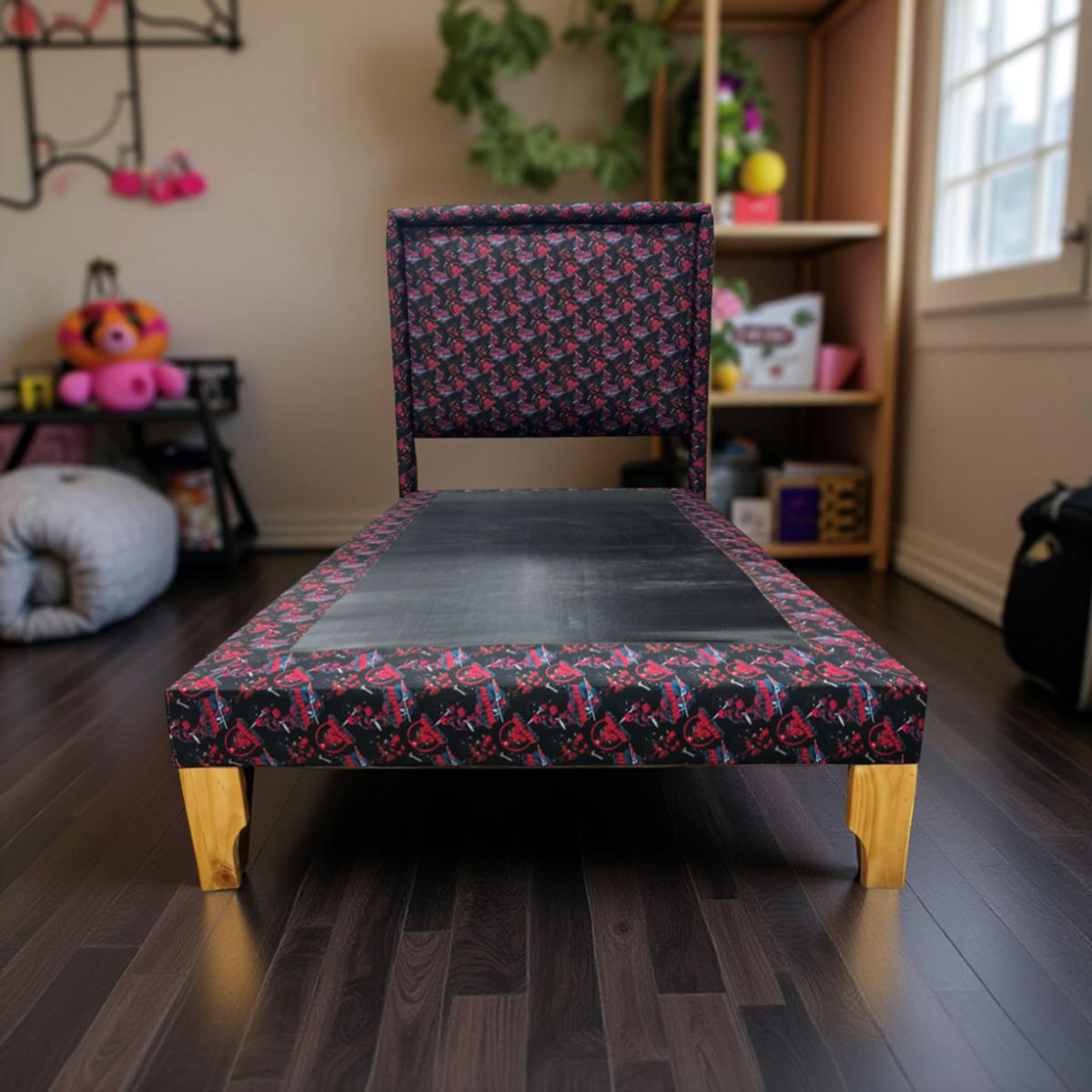 MUEBLES NEW - CAMA PLAZA Y MEDIA INFANTIL DEADPOOL.