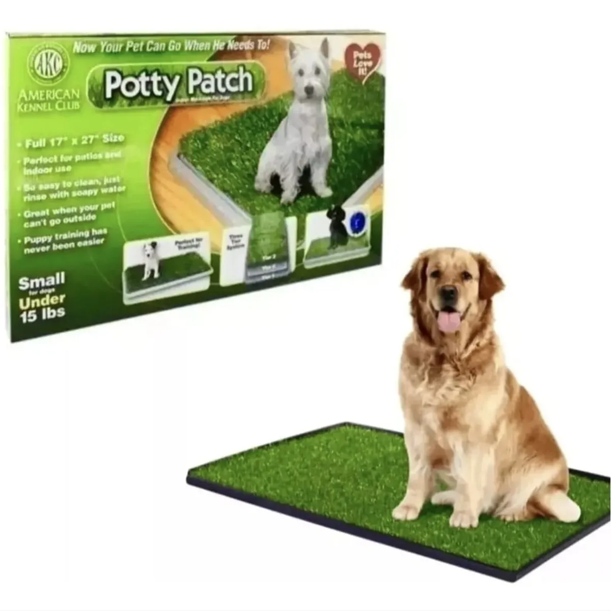 POTTY PATCH - Baño Ecologico de Entrenamiento Para Mascotas Perro Gatos