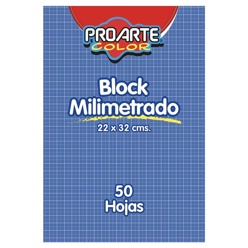 GENERICO - Block de papel Milimetrado 50hjs