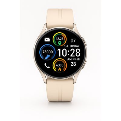 Imagen 2 del producto Reloj Inteligente S37 Mujer Correa Blanca Bluetooth Monitoreo Salud Y Deporte Compatible IOS Android