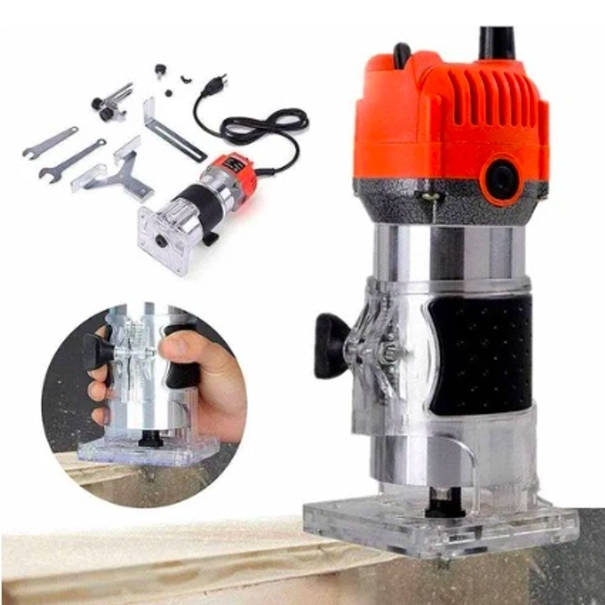 ATLAS - Fresadora Router Tupi 30000rpm Toma De 14