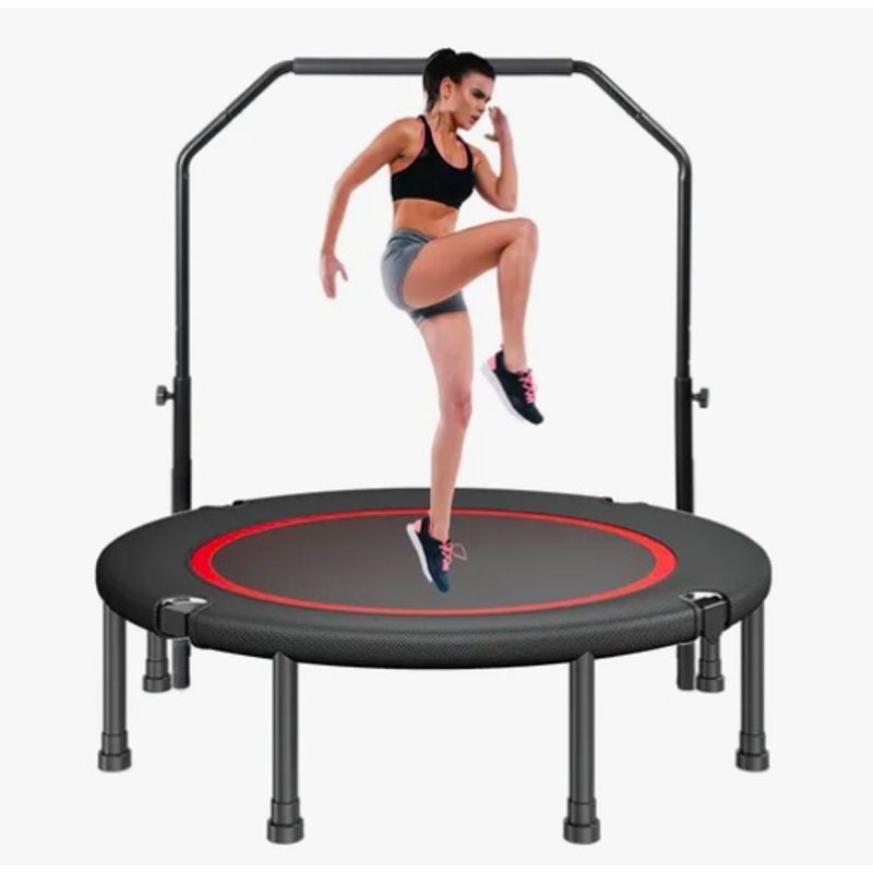 ATLAS - Trampolin Aeróbico Negro 122 cm