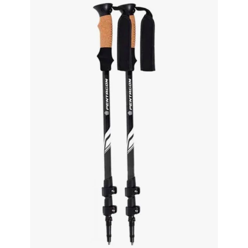 ATLAS - Bastones De Trekking Set De 2 Plegables Aluminio